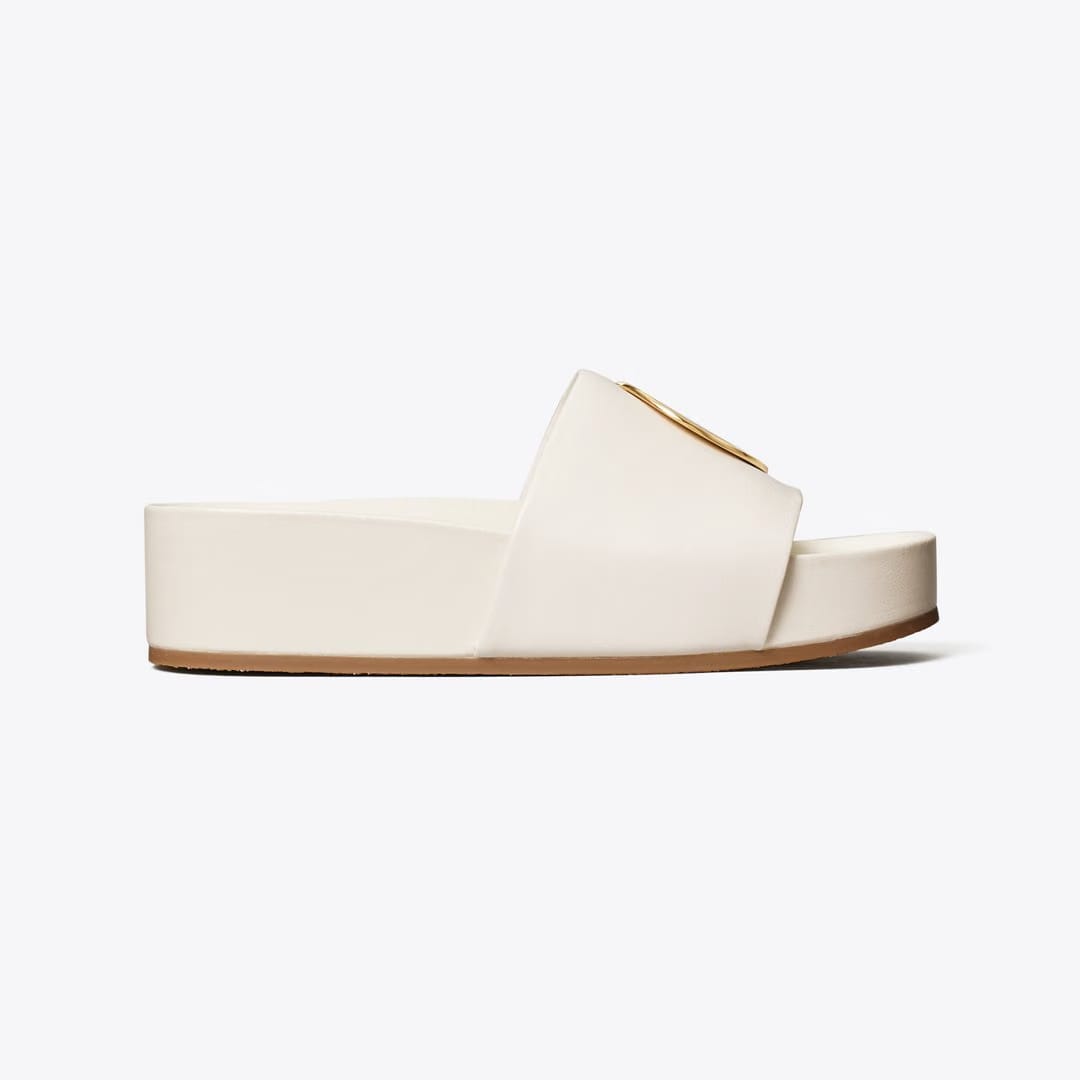 Tory Burch Patos Slide New Ivory / New Ivory