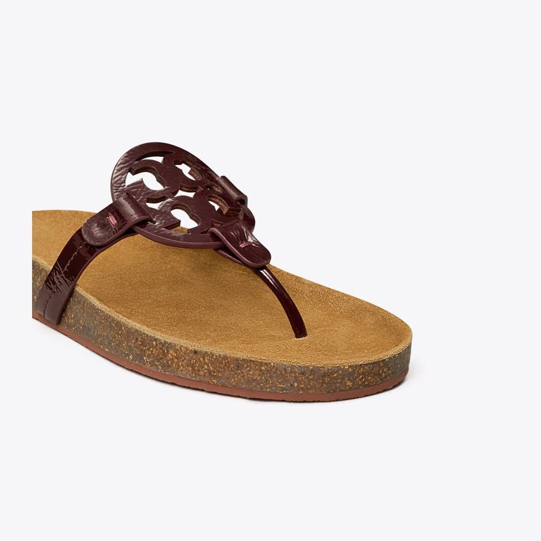 Tory Burch Miller Cloud Sandal PLUM / Natural