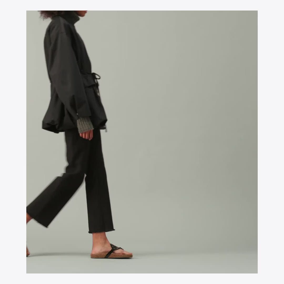 Tory Burch Miller Cloud Sandal PERFECT BLACK / Natural