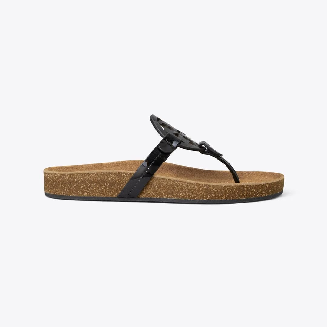 Tory Burch Miller Cloud Sandal PERFECT BLACK / Natural