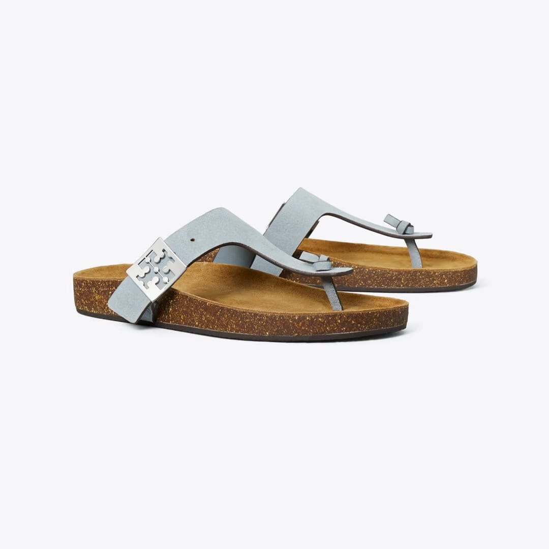 Tory Burch Mellow T-Strap Sandal ARIA BLUE / AVOLA