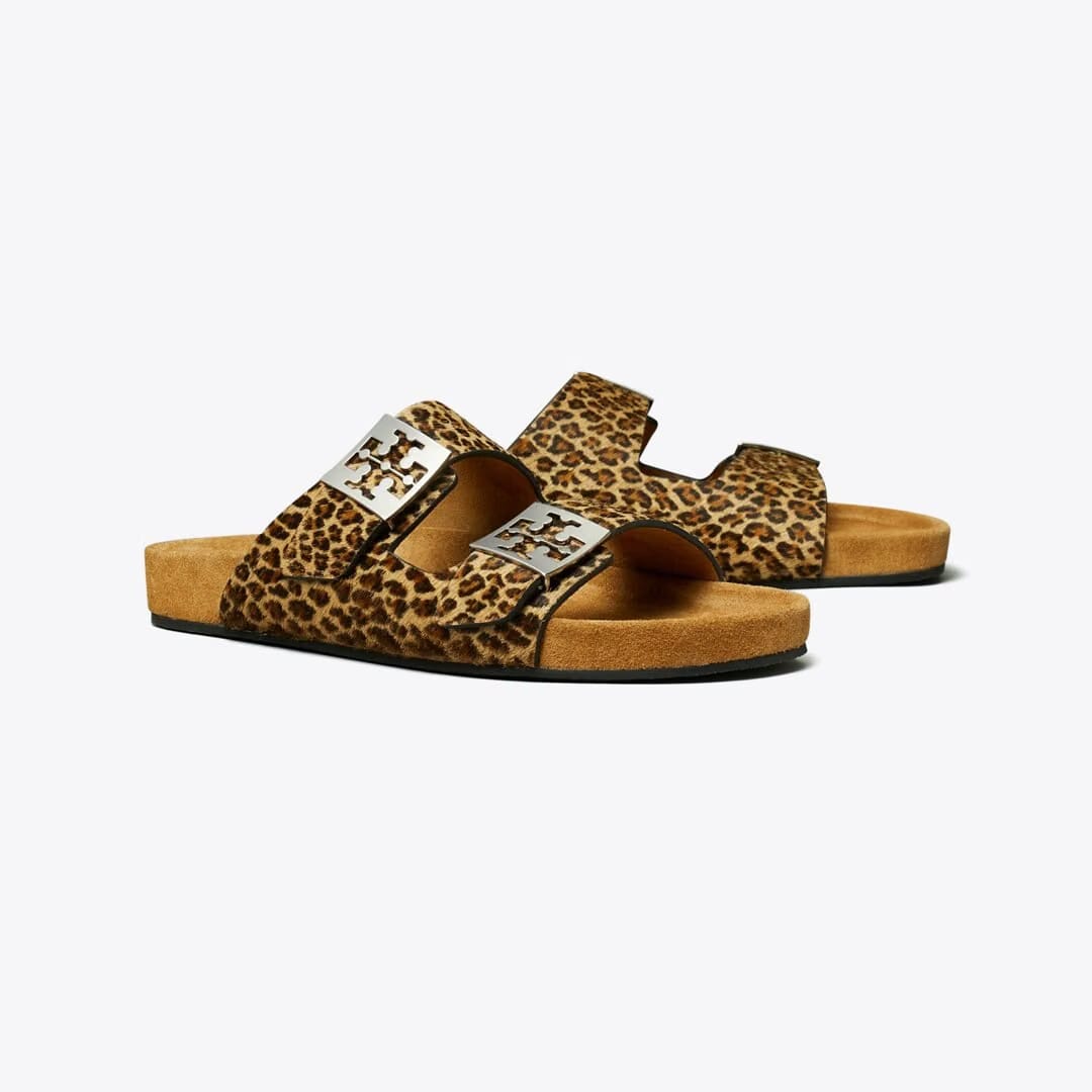 Tory Burch Mellow Sandal LEOPARD MULTI / LIGHT TEAK