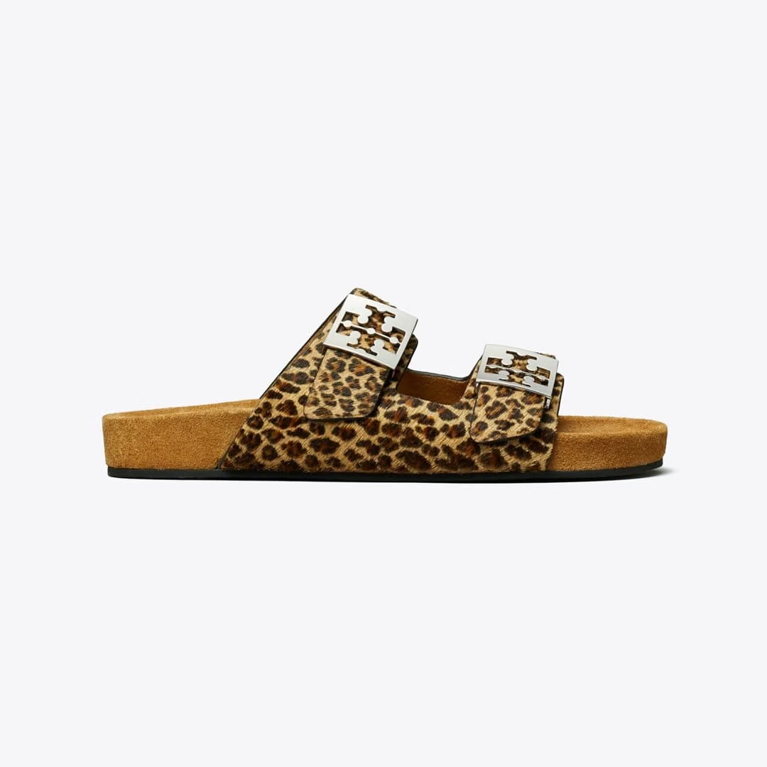 Tory Burch Mellow Sandal LEOPARD MULTI / LIGHT TEAK