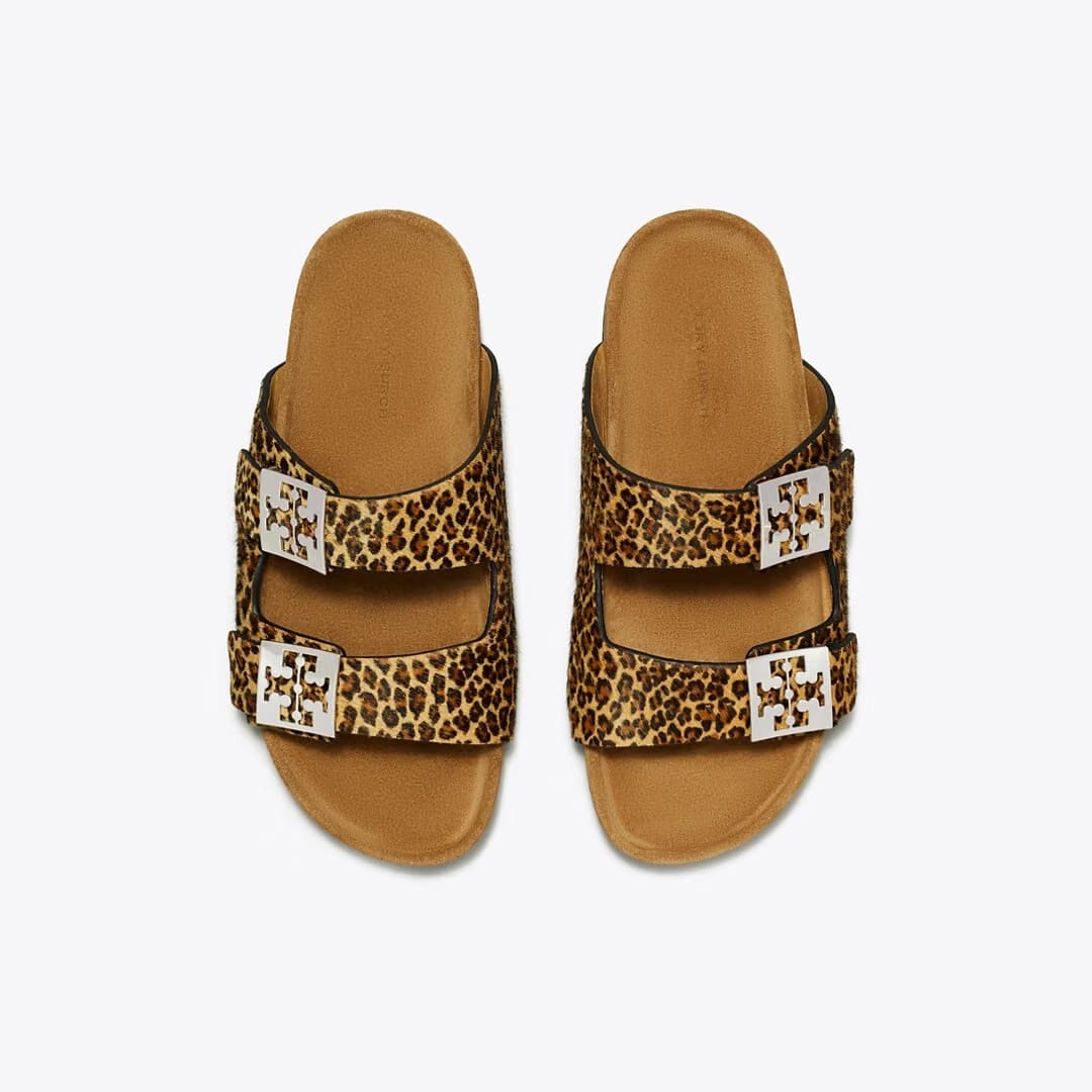 Tory Burch Mellow Sandal LEOPARD MULTI / LIGHT TEAK