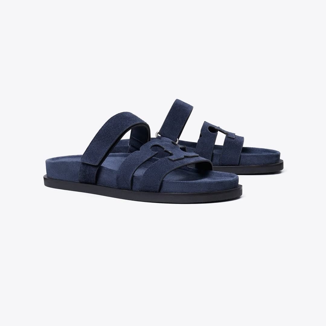 Tory Burch Ines Sport Slide NEW NAVY