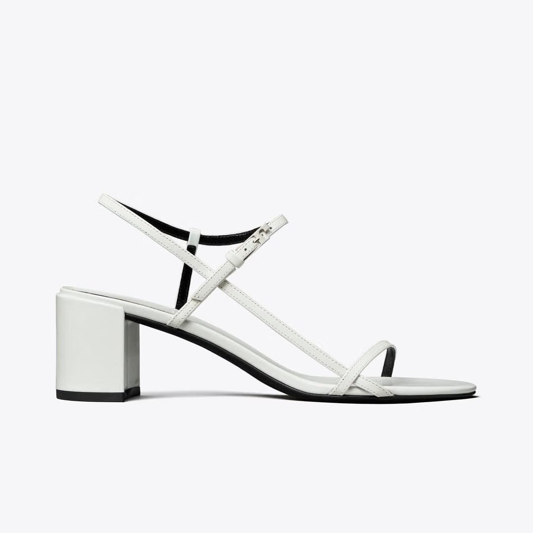 Tory Burch Gigi Heeled Sandal WHITE
