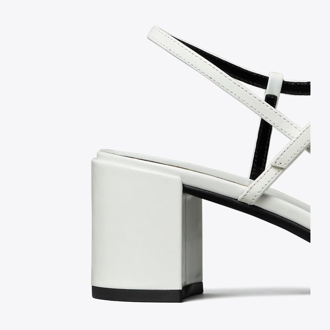 Tory Burch Gigi Heeled Sandal WHITE