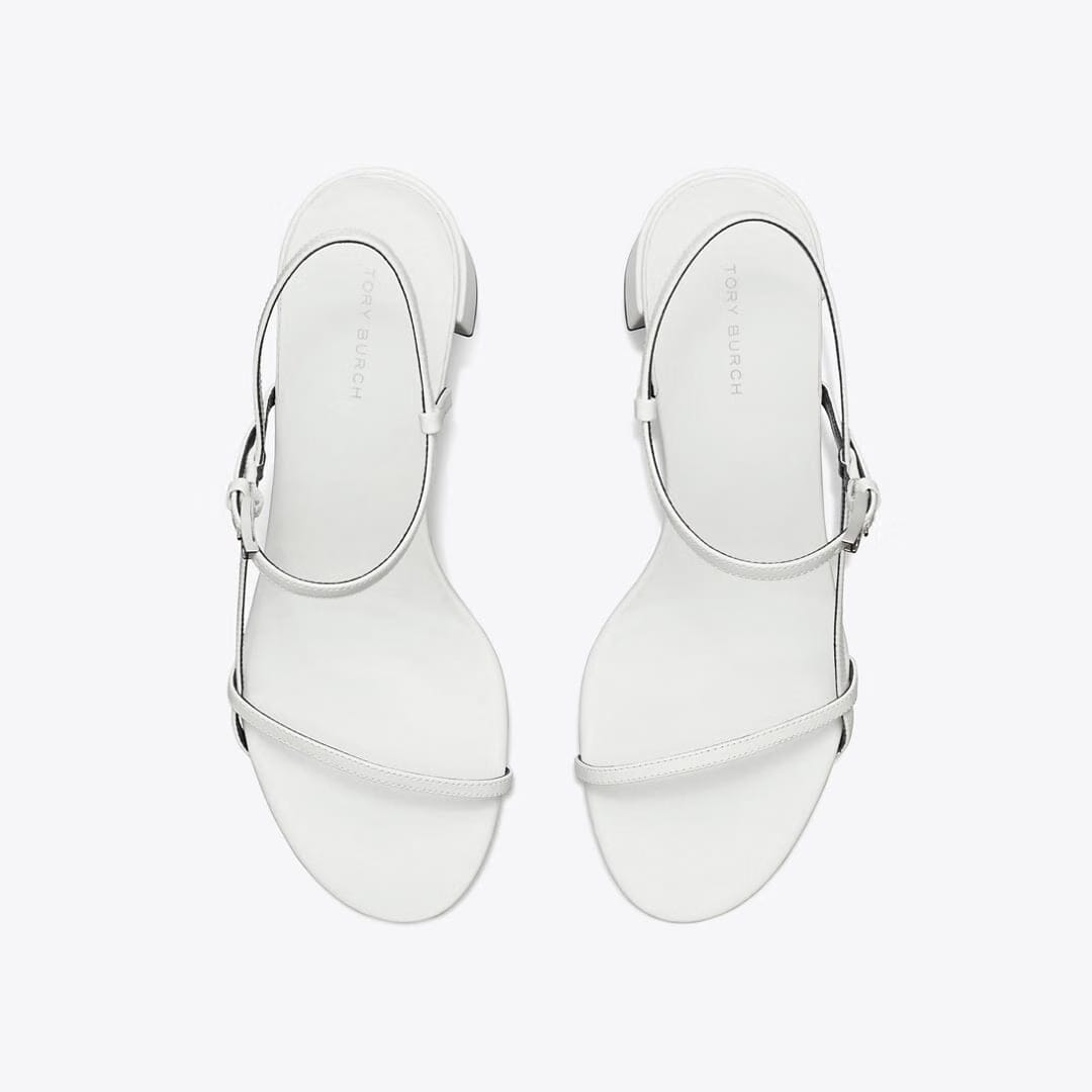 Tory Burch Gigi Heeled Sandal WHITE