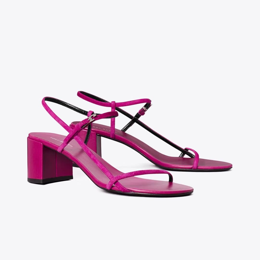 Tory Burch Gigi Heeled Sandal FUSCHIA PINK