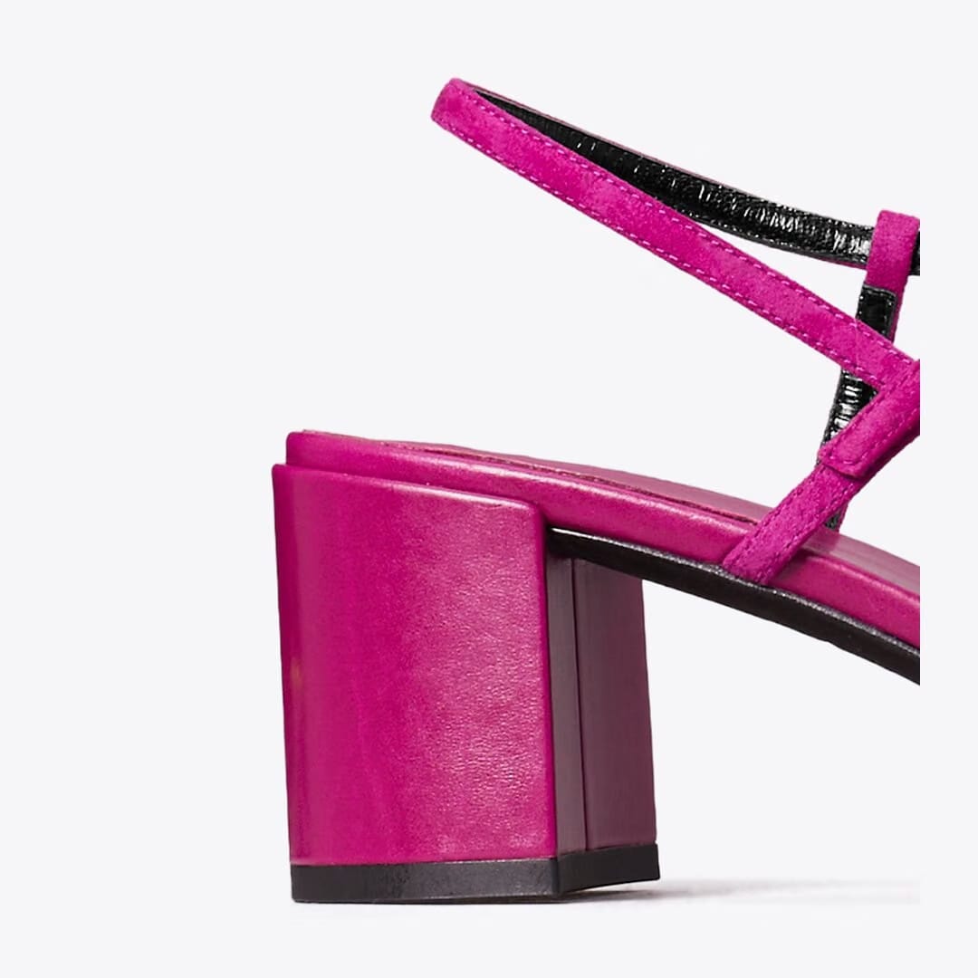 Tory Burch Gigi Heeled Sandal FUSCHIA PINK