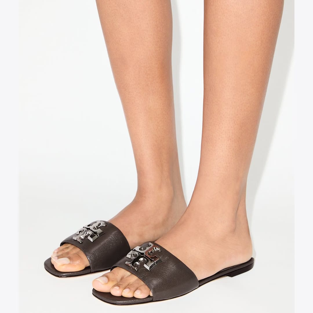 Tory Burch Eleanor Slide CLAY / SILVER