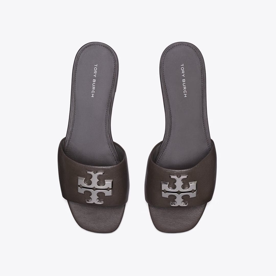 Tory Burch Eleanor Slide CLAY / SILVER