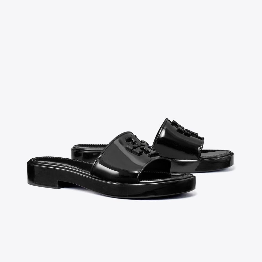 Tory Burch Eleanor Jelly Sandal PERFECT BLACK