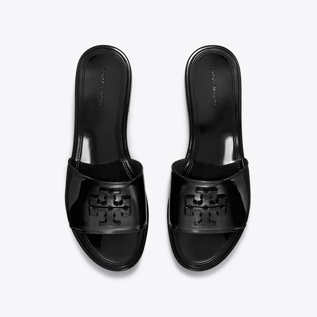 Tory Burch Eleanor Jelly Sandal PERFECT BLACK