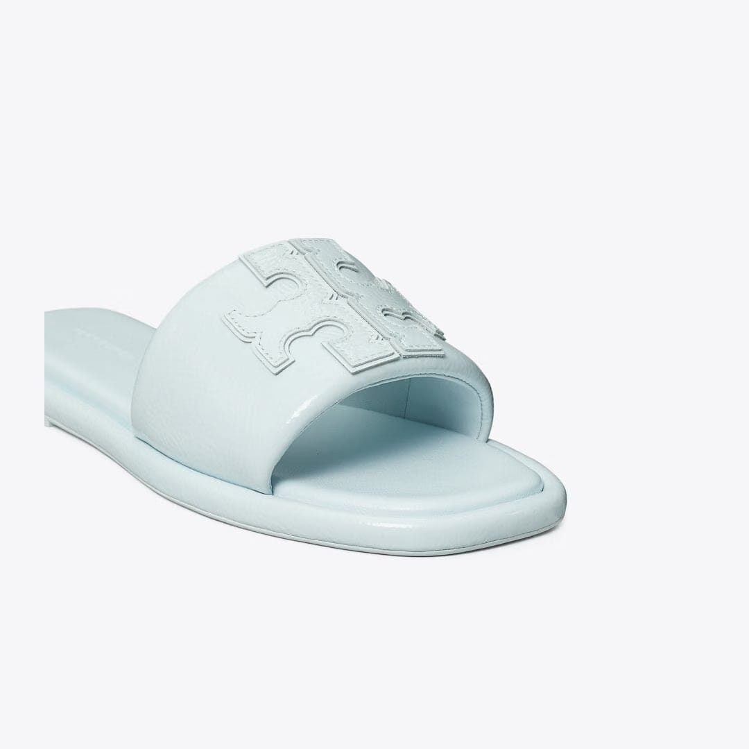 Tory Burch Double T Sport Slide BLUE WHISPER