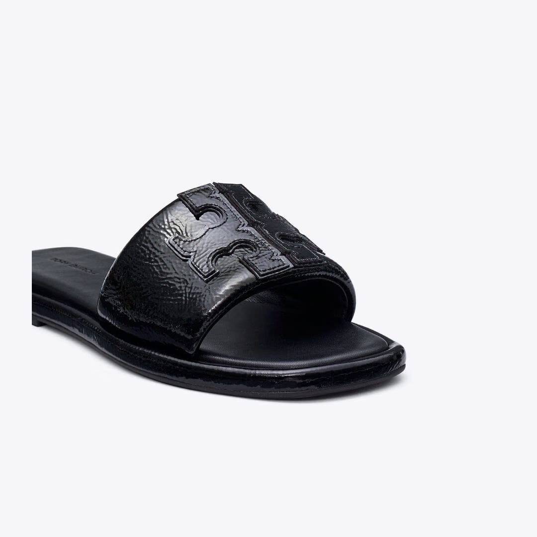 Tory Burch Double T Sport Slide PERFECT BLACK