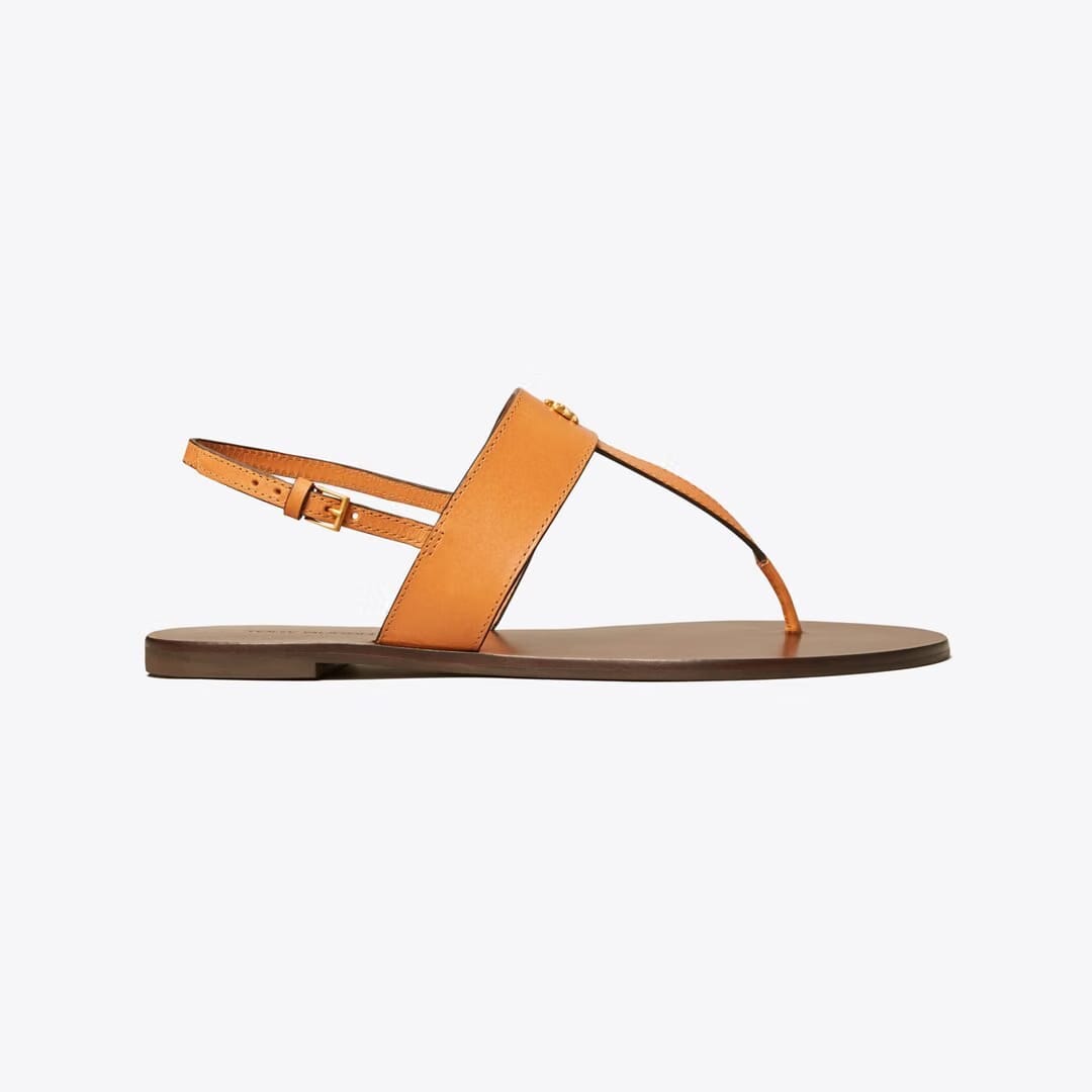 Tory Burch Capri Thong Sandal BRANDY