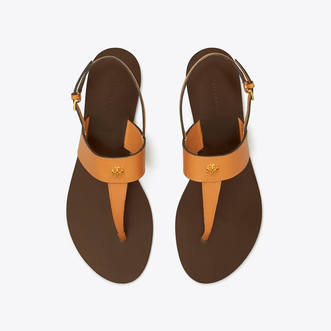 Tory Burch Capri Thong Sandal BRANDY