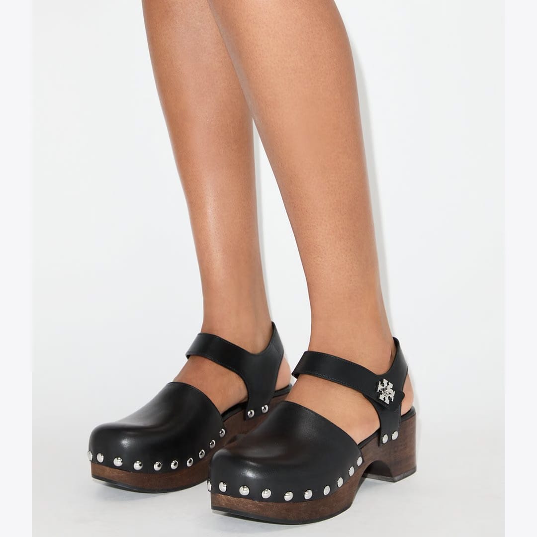 Tory Burch Turnlock Clog PERFECT BLACK