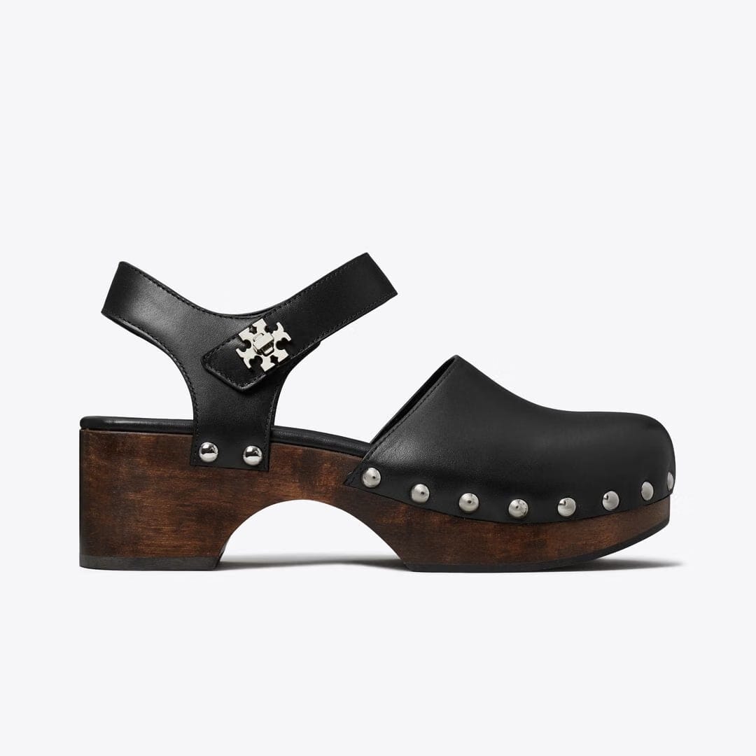 Tory Burch Turnlock Clog PERFECT BLACK