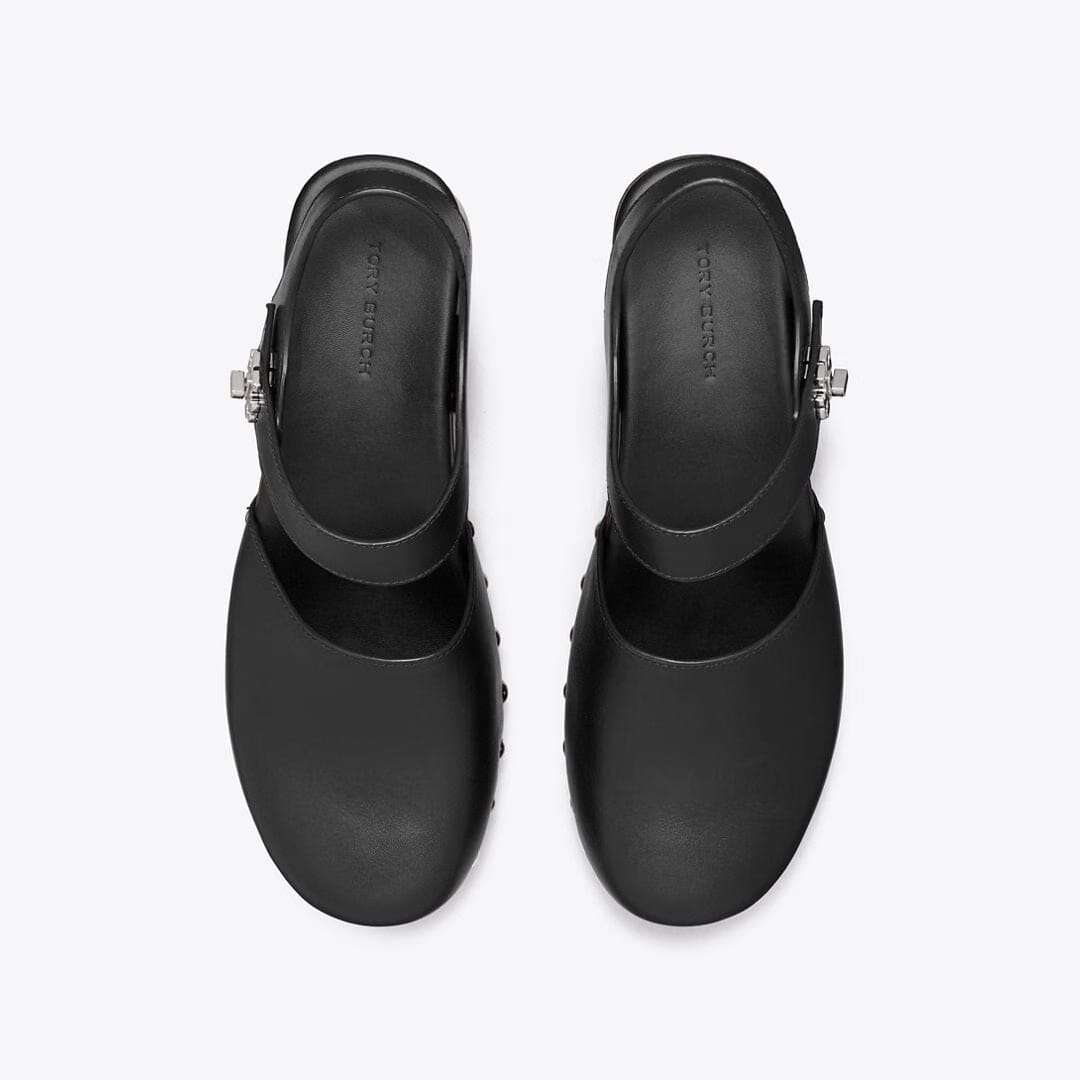 Tory Burch Turnlock Clog PERFECT BLACK