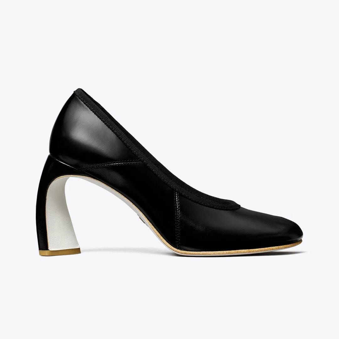 Tory Burch Peep-Toe Pump PERFECT BLACK