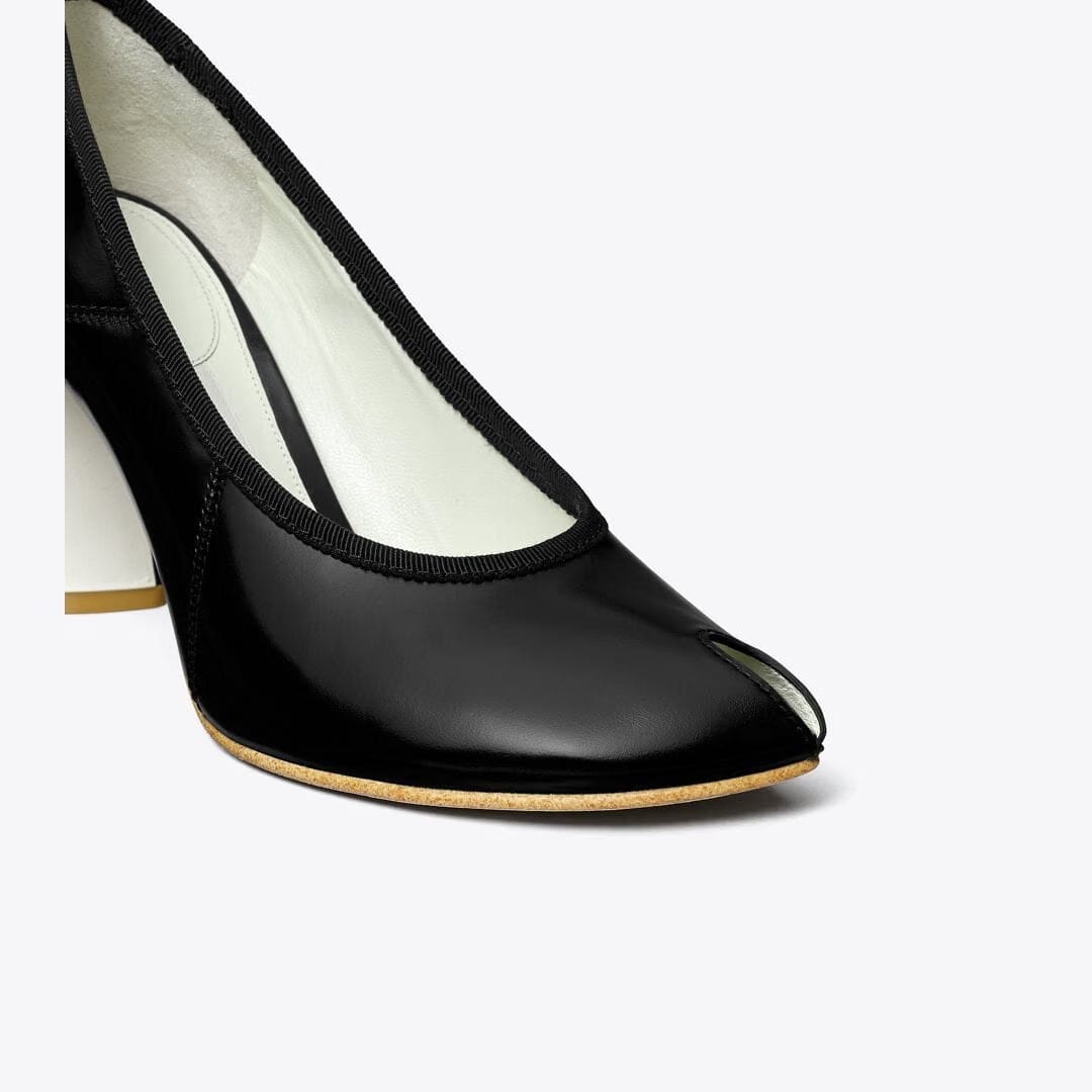 Tory Burch Peep-Toe Pump PERFECT BLACK