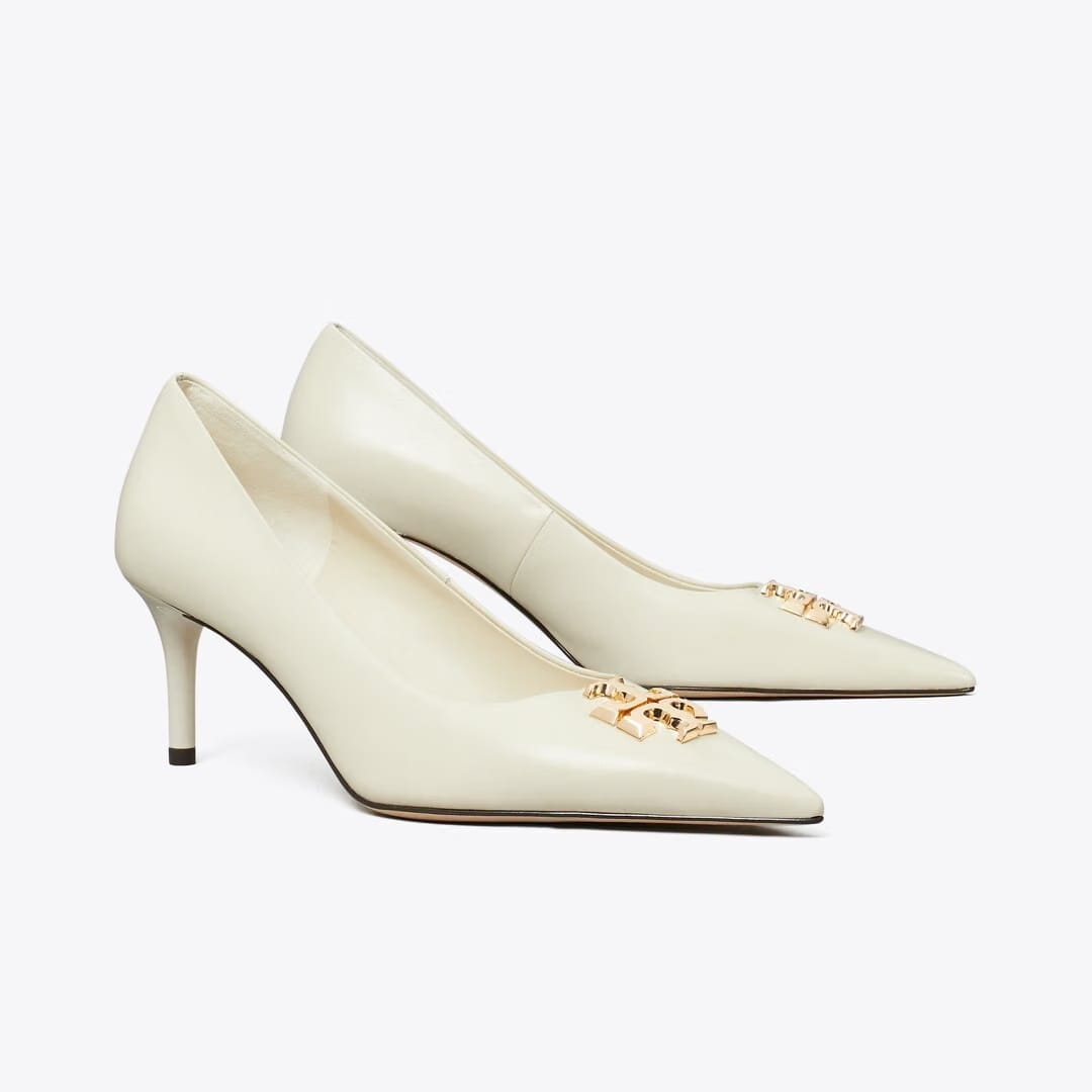 Tory Burch Eleanor Pump LIGHT CREAM / GOLD
