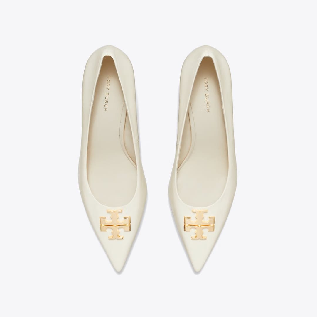 Tory Burch Eleanor Pump LIGHT CREAM / GOLD