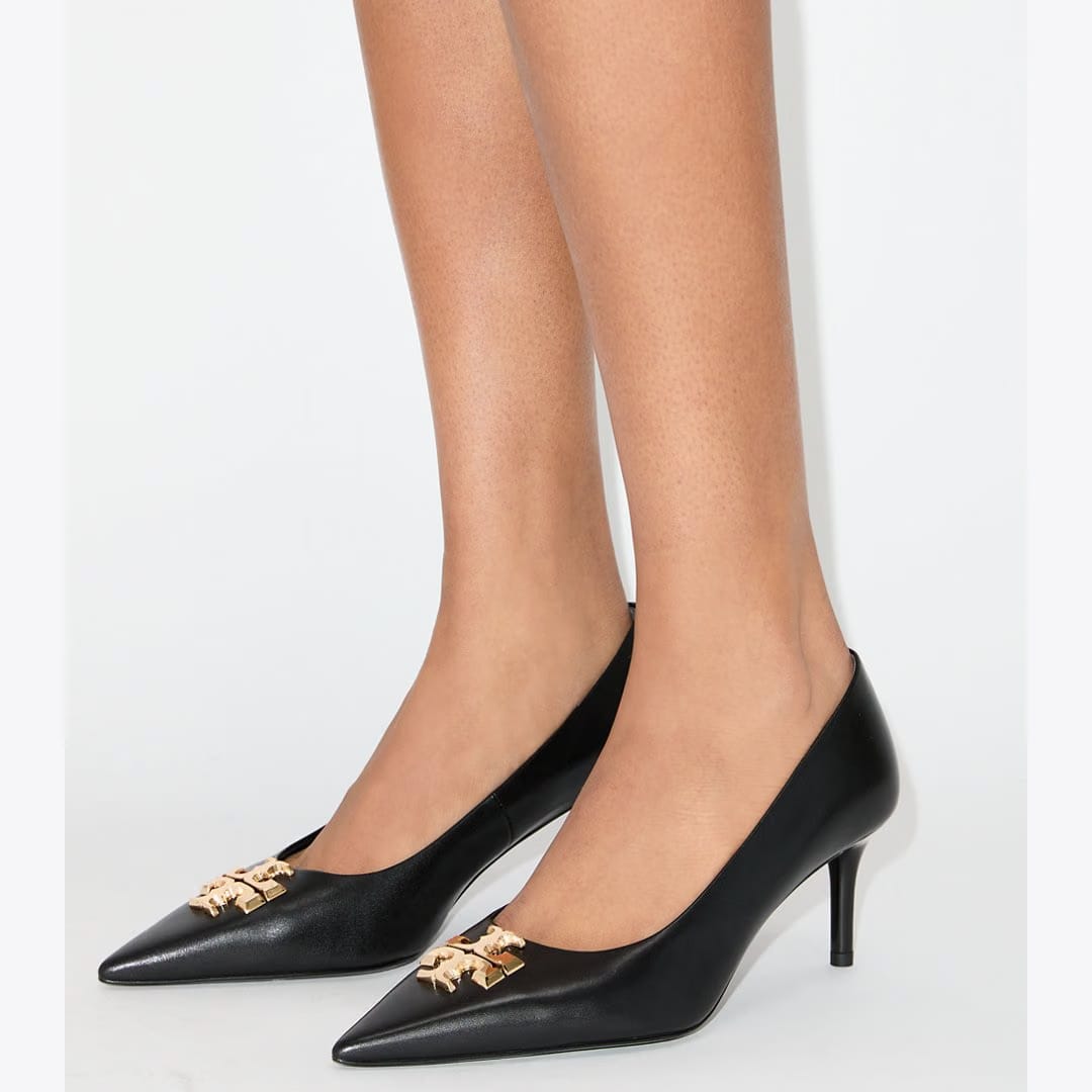 Tory Burch Eleanor Pump PERFECT BLACK / GOLD
