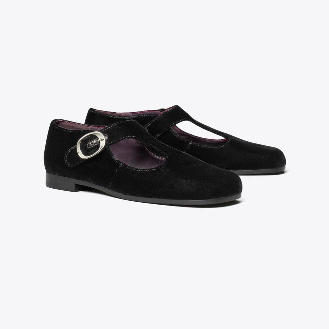 Tory Burch Violet T-Strap PERFECT BLACK