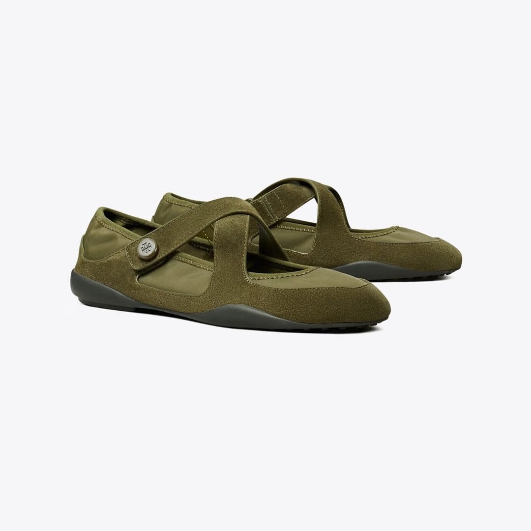 Tory Burch Romy Sport Mary Jane DARK IVY / DARK IVY