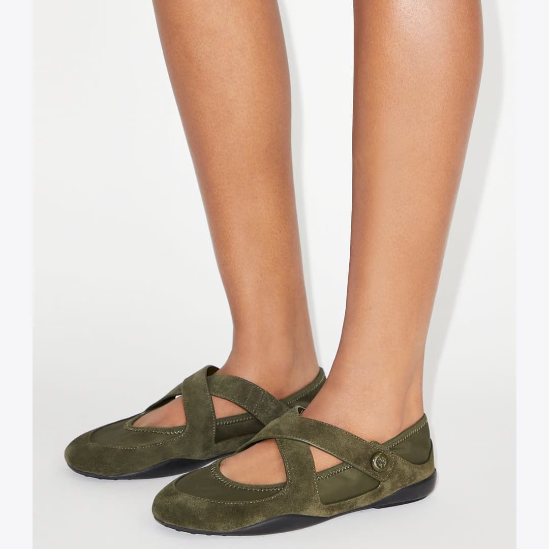 Tory Burch Romy Sport Mary Jane DARK IVY / DARK IVY