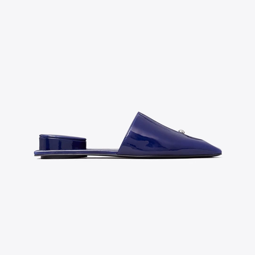 Tory Burch Pierced Mule BALLPOINT BLUE