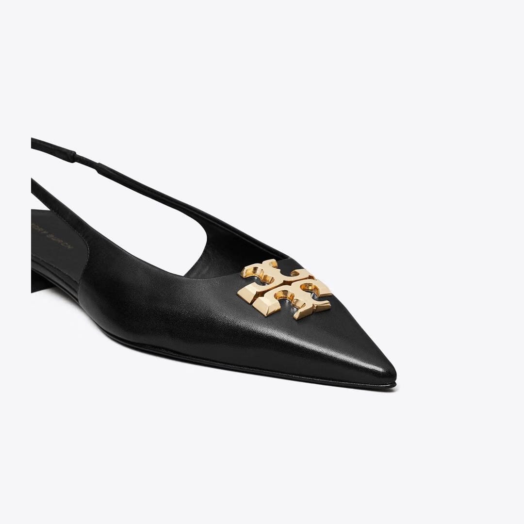 Tory Burch Eleanor Slingback Flat PERFECT BLACK