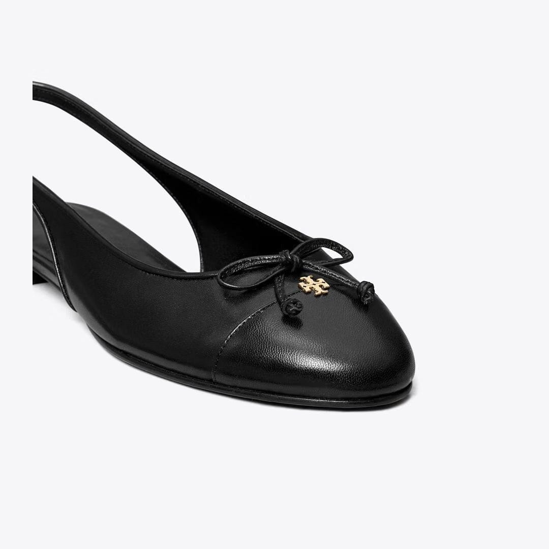 Tory Burch Cap-Toe Slingback PERFECT BLACK / PERFECT BLACK