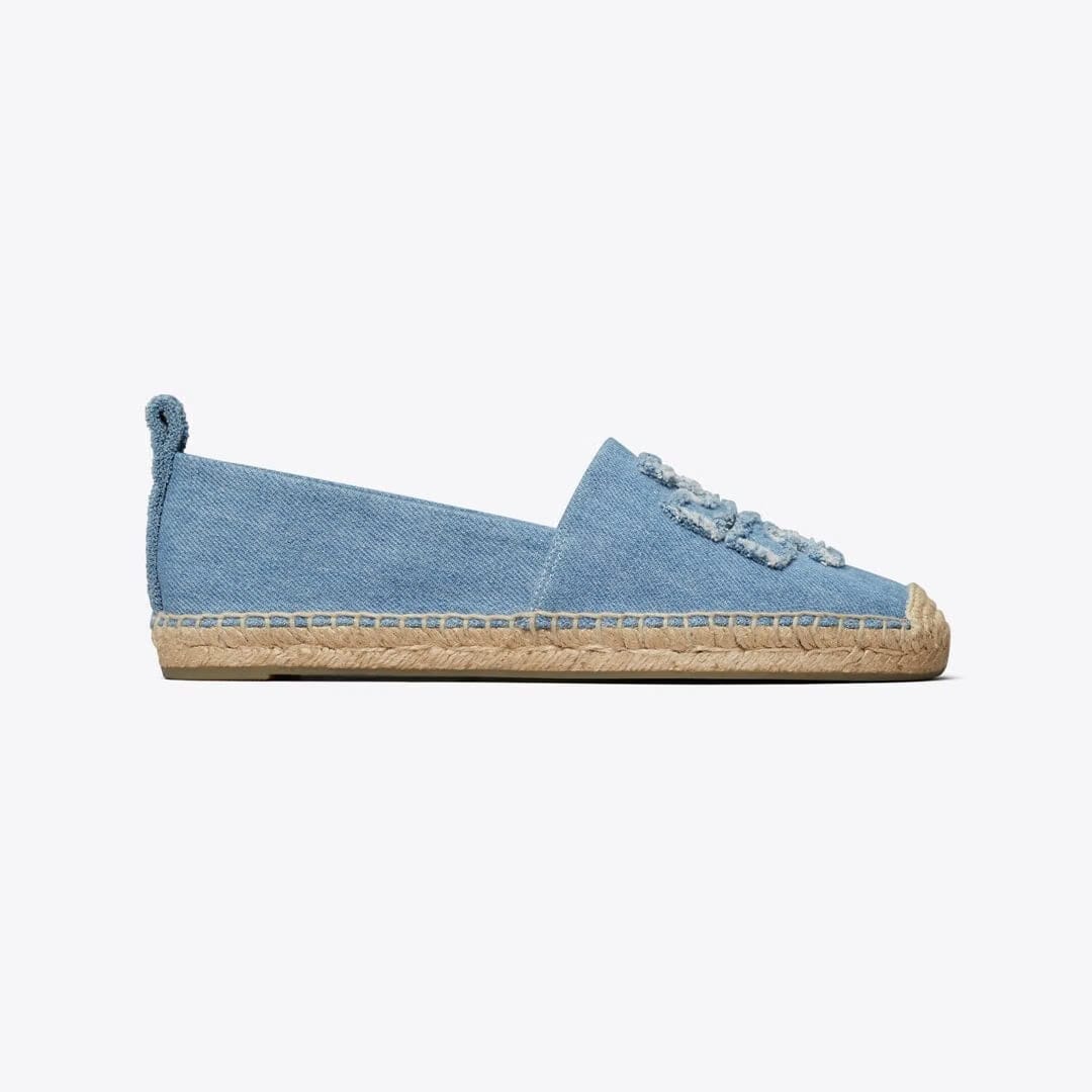 Tory Burch Double T Espadrille DENIM
