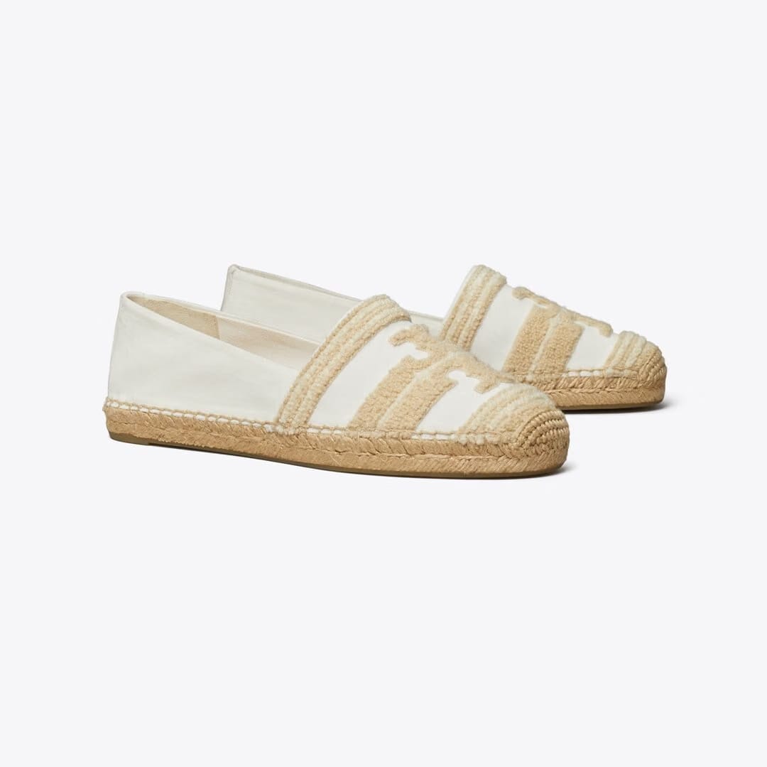 Tory Burch Double T Espadrille NATURAL / LIGHT ALABASTER