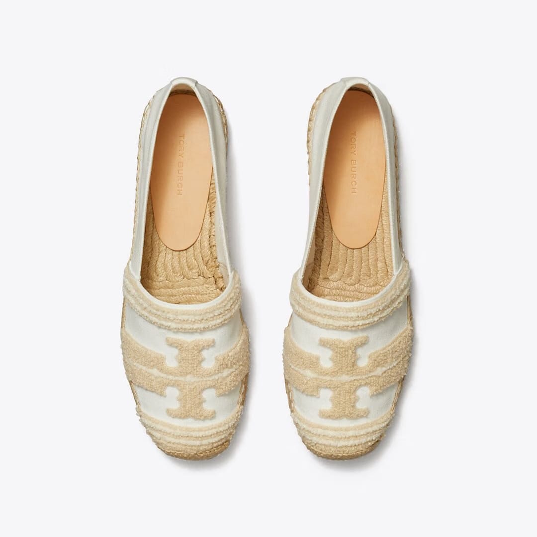 Tory Burch Double T Espadrille NATURAL / LIGHT ALABASTER