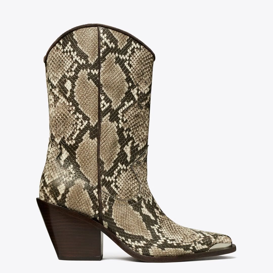 Tory Burch Western Boot SNAKE PRINT