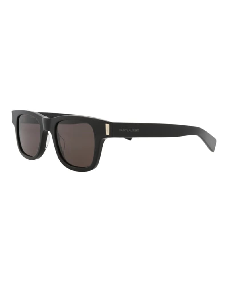 Saint Laurent Square-Frame Acetate Sunglasses Black/Black/Black (SL564-30013785-001)