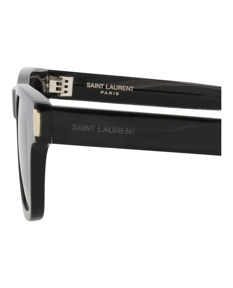 Saint Laurent Square-Frame Acetate Sunglasses Black/Black/Black (SL564-30013785-001)