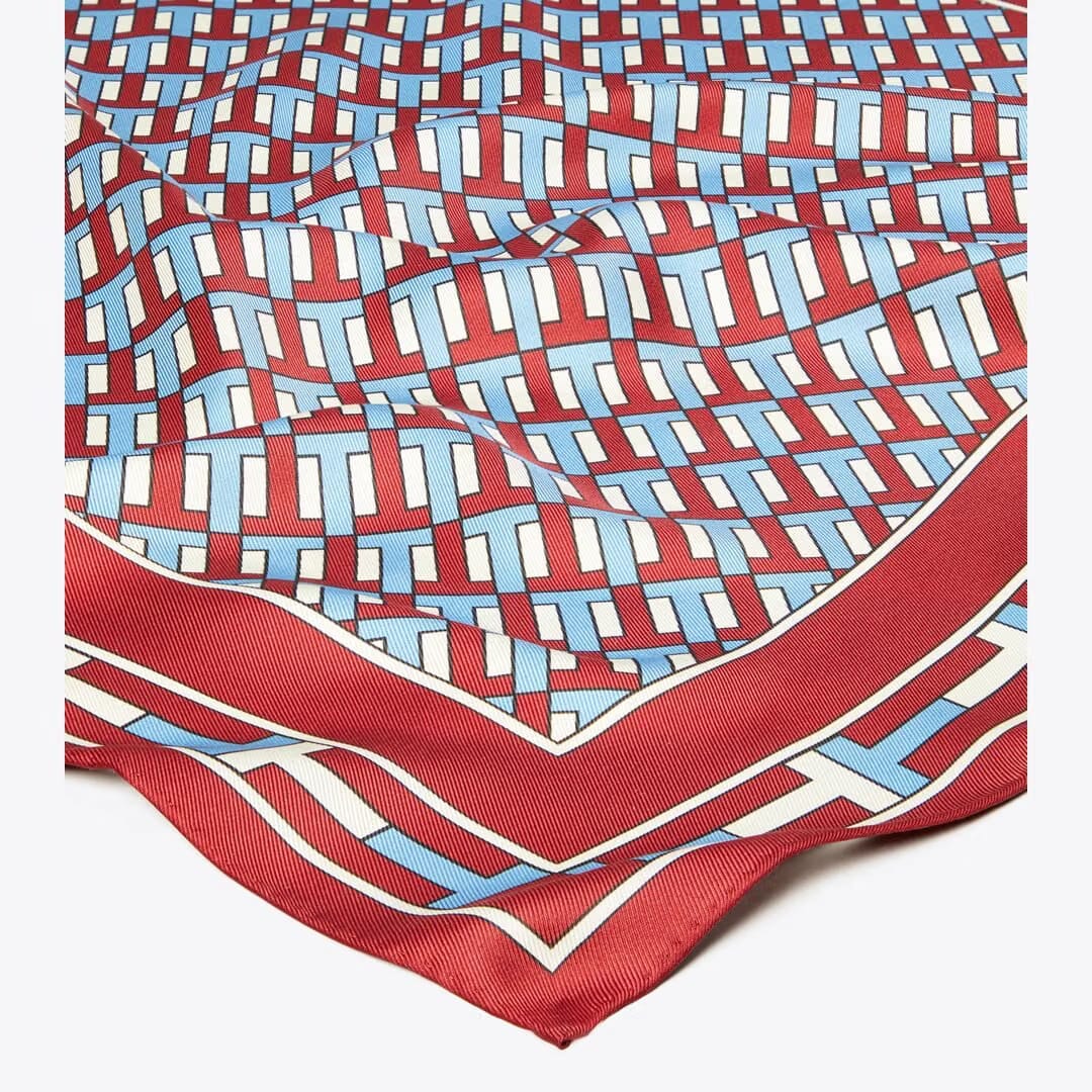 Tory Burch Two for T Neckerchief Red / Blue