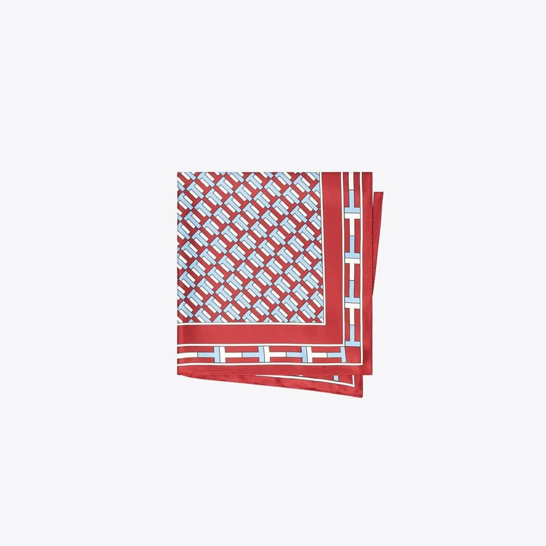 Tory Burch Two for T Neckerchief Red / Blue
