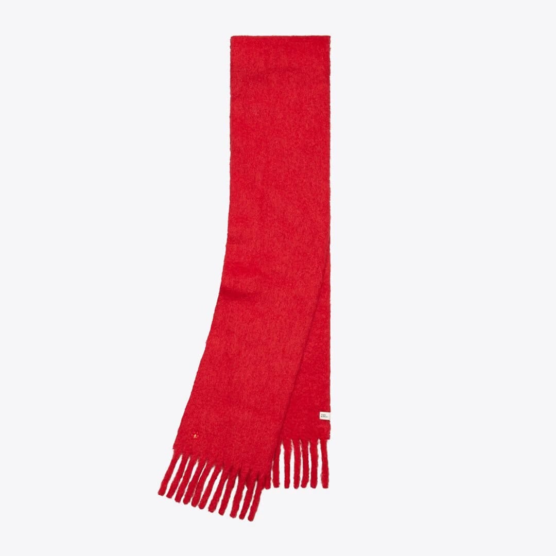 Tory Burch Mohair Scarf Red