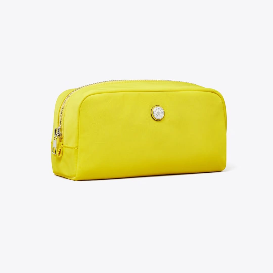 Tory Burch Medium Twist Cosmetic Case Yellow