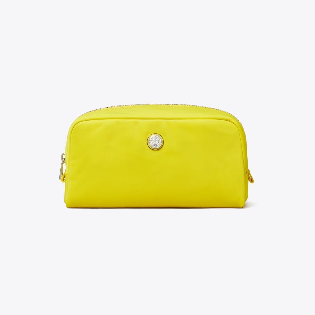 Tory Burch Medium Twist Cosmetic Case Yellow