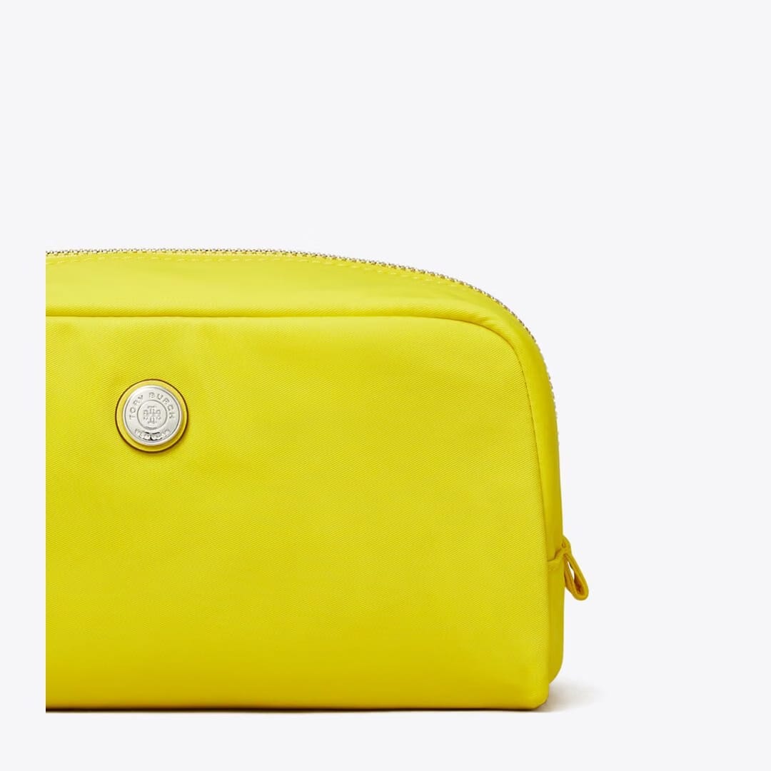 Tory Burch Medium Twist Cosmetic Case Yellow