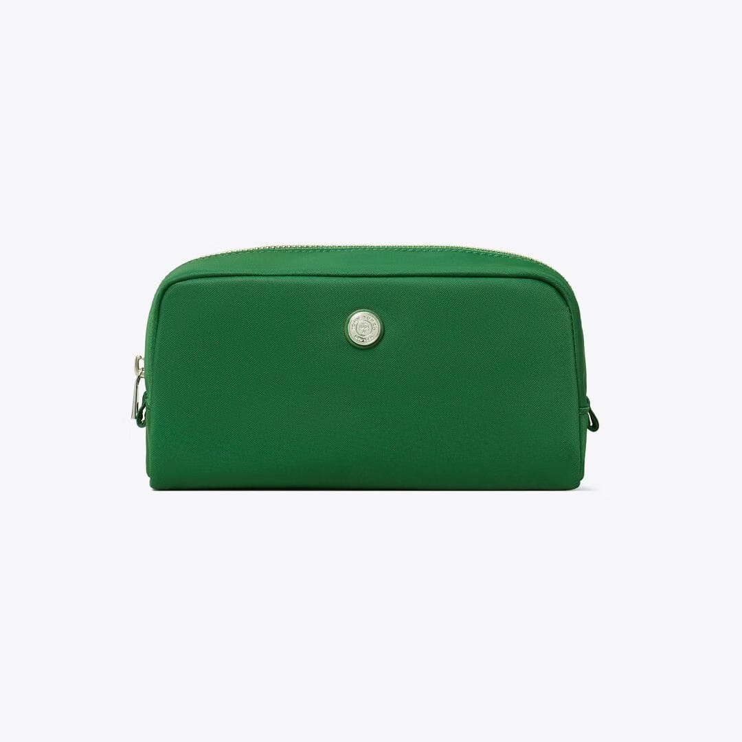 Tory Burch Medium Twist Cosmetic Case Basil