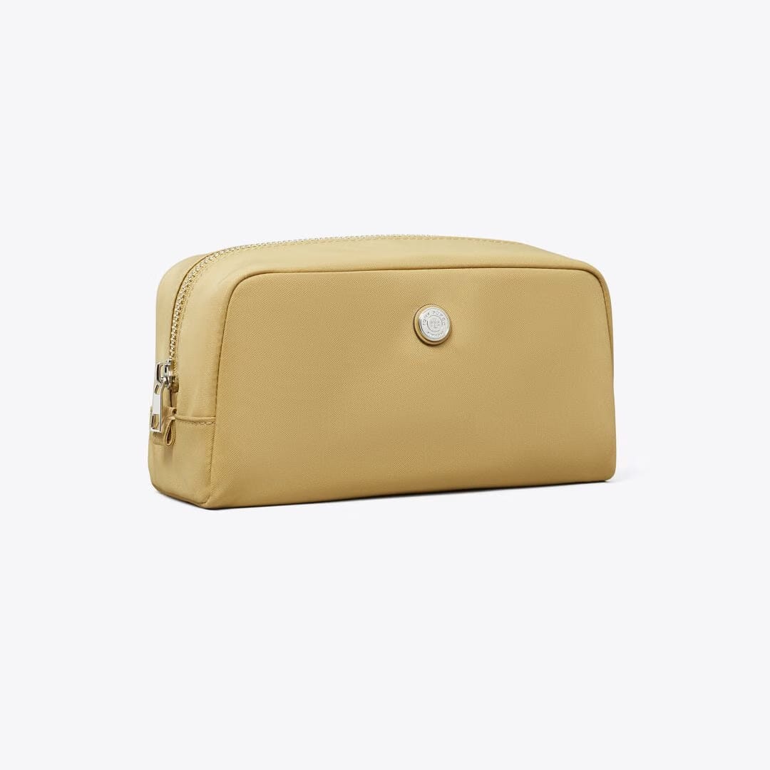 Tory Burch Medium Twist Cosmetic Case Wheat